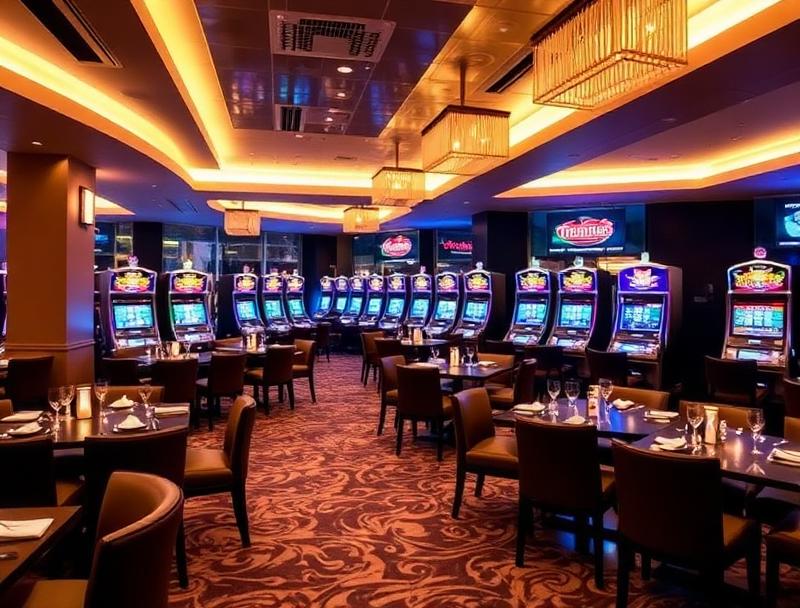 Adelaide Park VIP Lounge with elegant design and pokie machines
